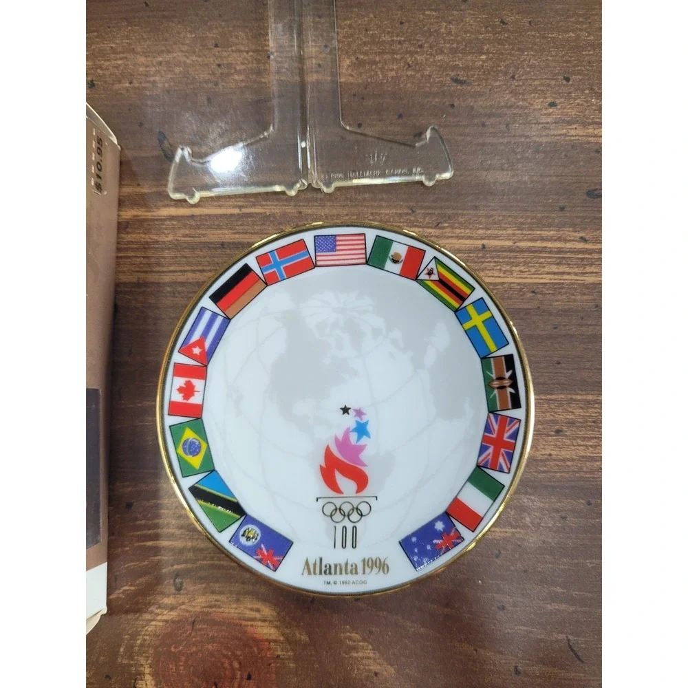 1996 Hallmark Keepsake Christmas Ornament Parade Of Nations Atlanta Olympics W6